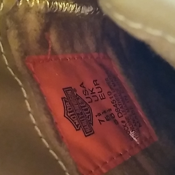 Harley Davidson heeled boots size 7 - Picture 3 of 8